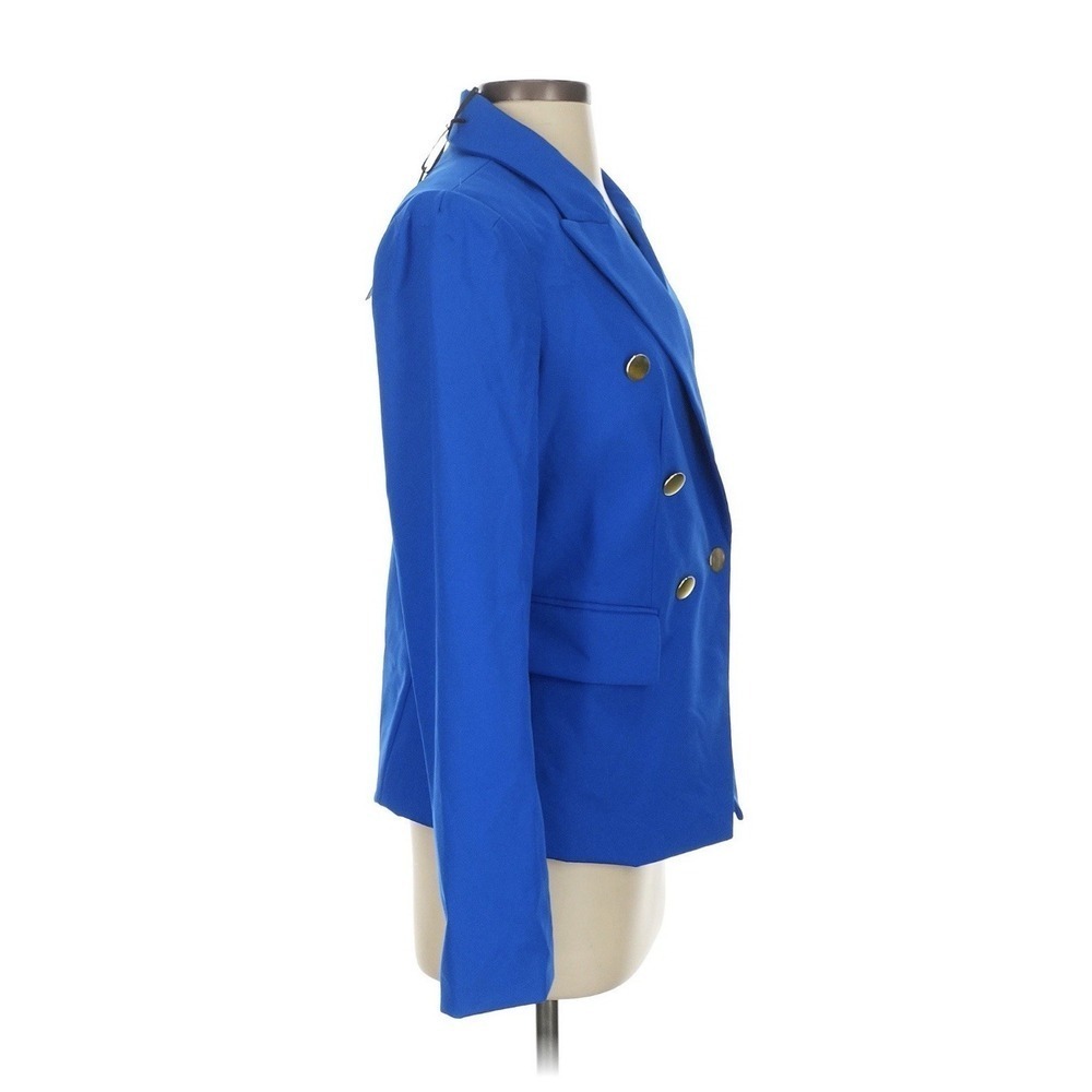 House Of Harlow 1960 Baby Blue Blazer Size Medium Button Down Jacket NWOT - Picture 3 of 8